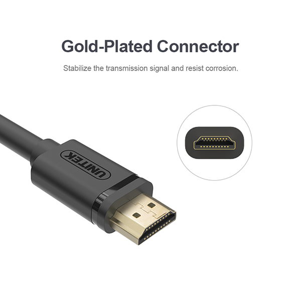 Cáp HDMI 30m Y-C171 UNITEK, Cáp HDMI dài 30m có chíp khuếch đại